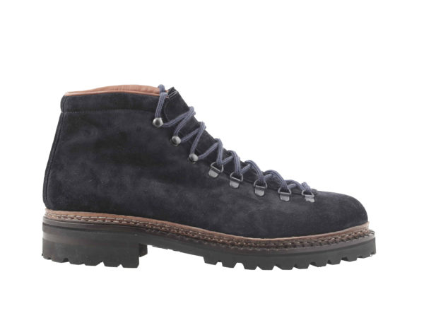 EVEREST Navy Suede Mountain Boot
