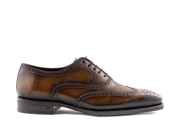 ST. THOMAS Brown Fire Patina Lace Up