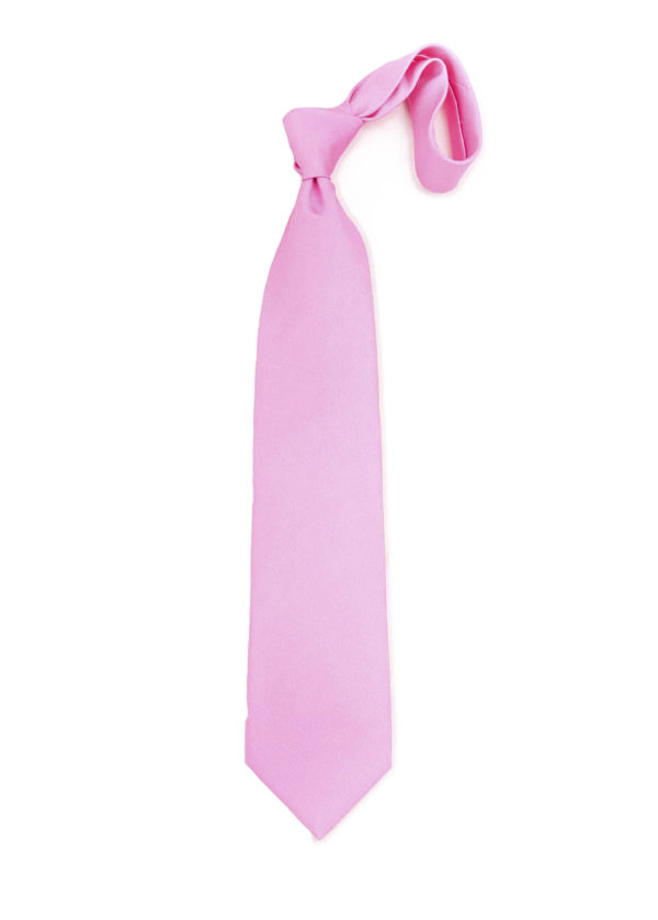 Pink Vertical Twill Tie