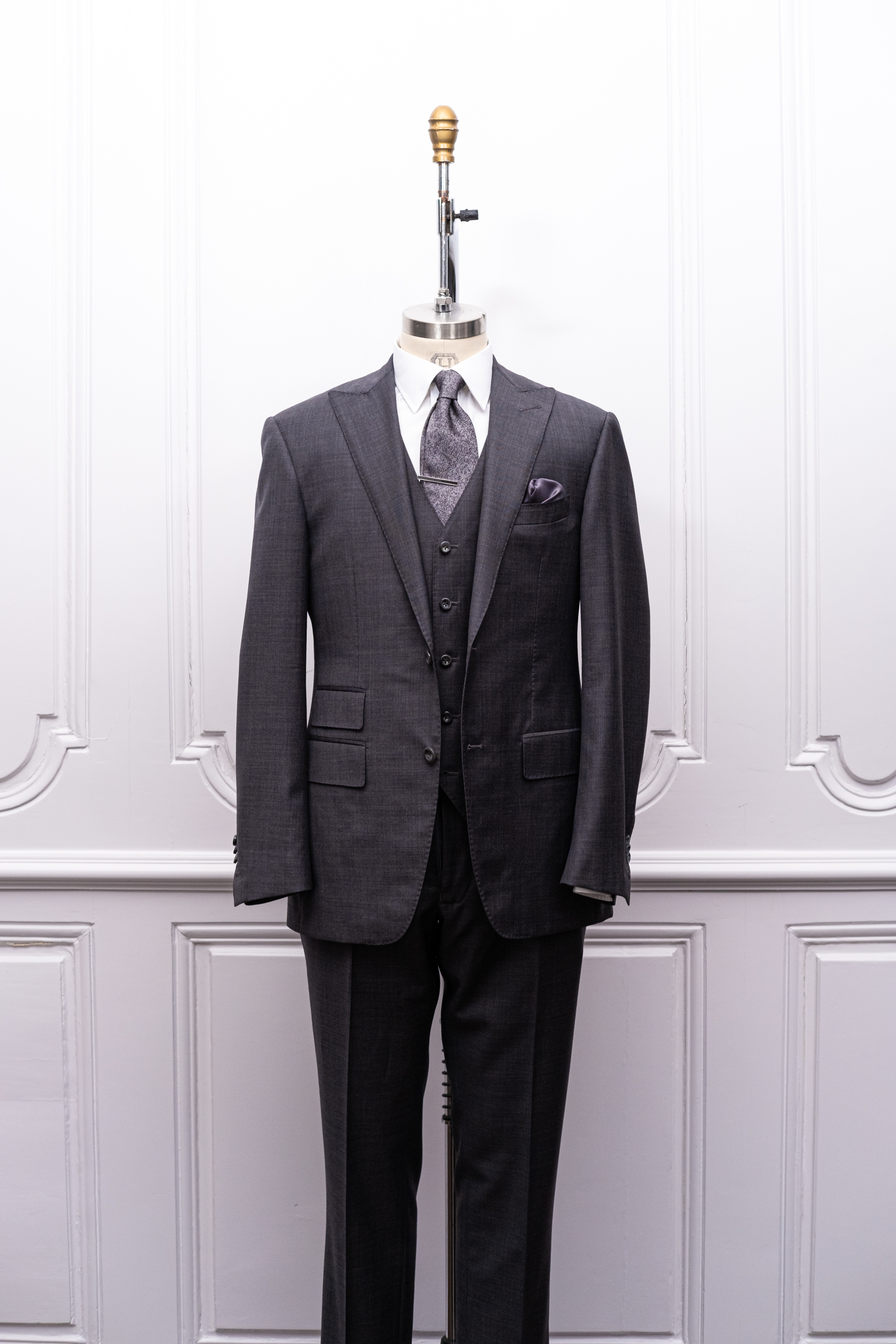 Grey Sharkskin Peachtree Suit