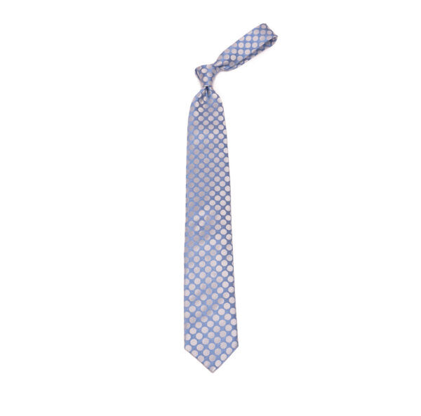 Light Blue Large Dot Tie