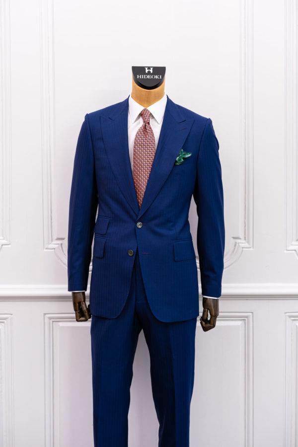 Royal Blue with Gray Stripe Peachtree Suit