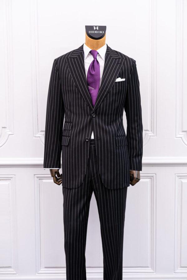 Black Pinstripe Peachtree Suit