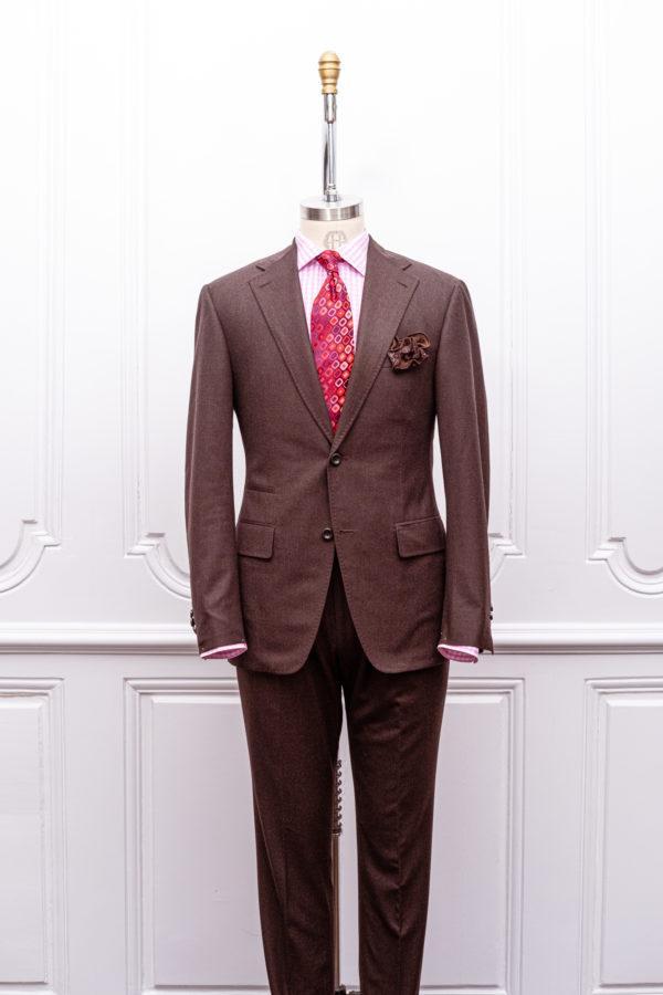 Chocolate Flannel Bennett Suit