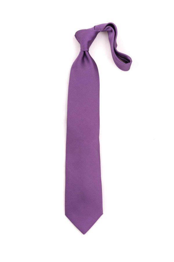 Purple Textured Tie