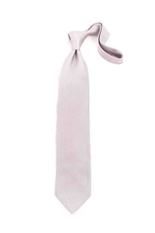 Silver Textured Tie