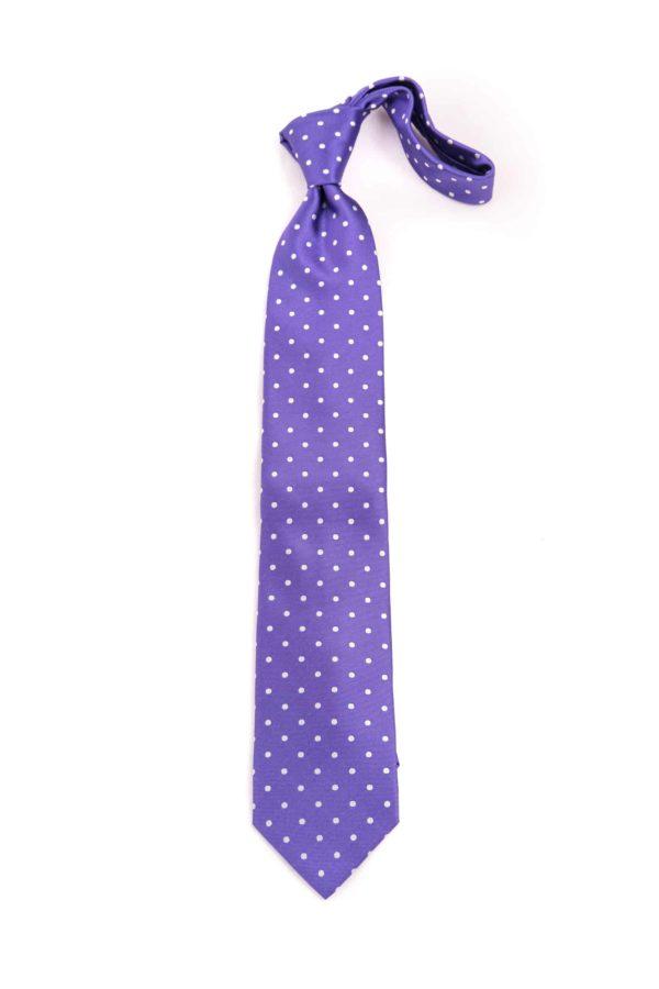 Purple Dot Tie