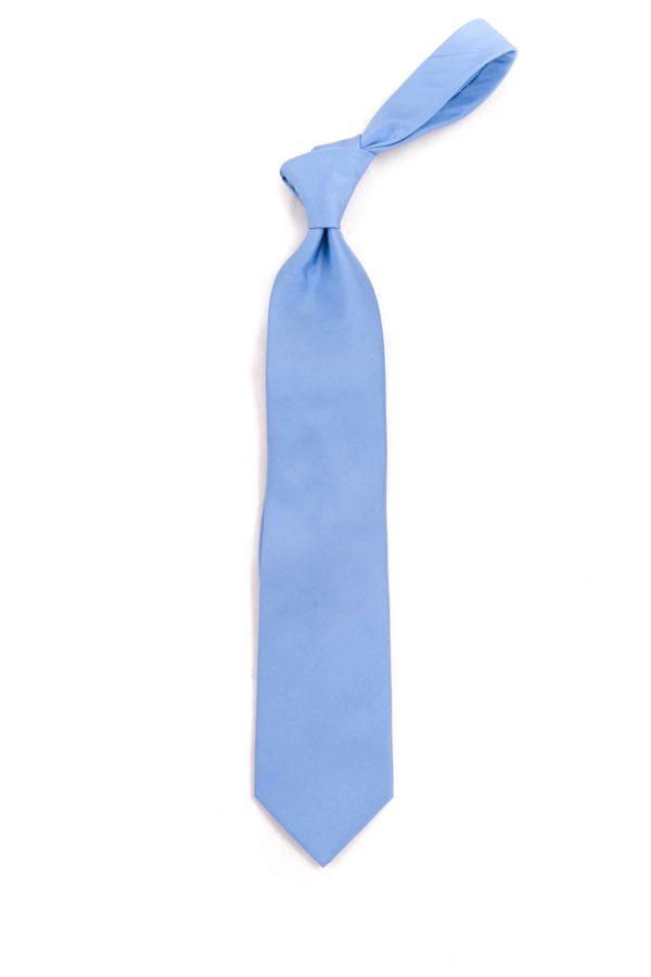 Light Blue Raw Silk Tie
