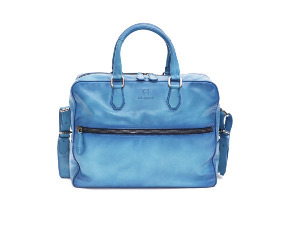 Turquoise 1 Zip Briefcase