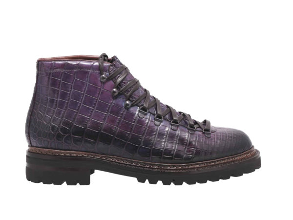 EVEREST Purple Exotic Mountain Boots
